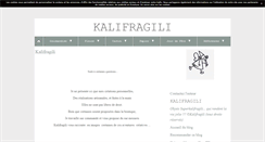 Desktop Screenshot of kalifragili.com